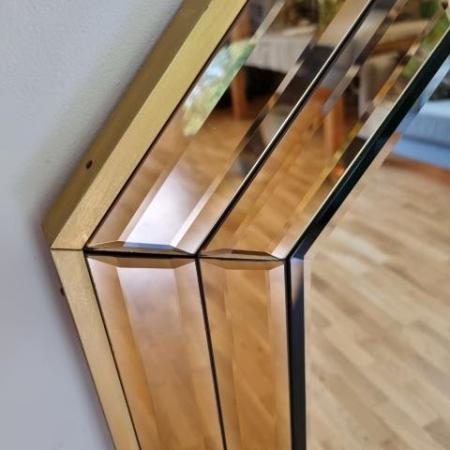 Óriási Tükör Rozé Tükör Kerettel