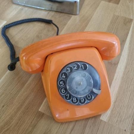 Tárcsás Telefon Narancssárga