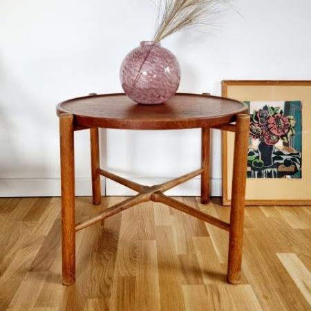 teak asztalka wegner