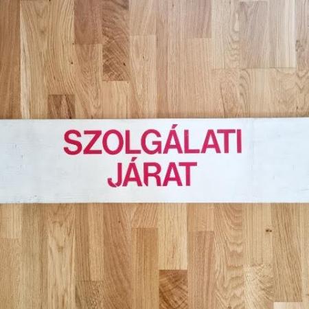Szolgálati Járat Tábla